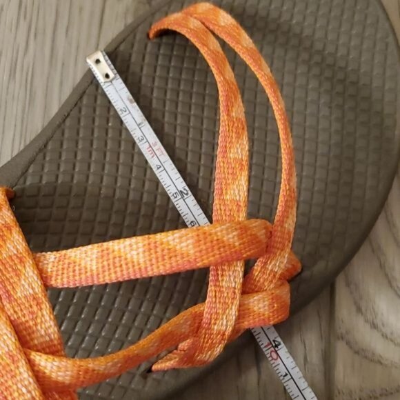 Chaco Strappy Sandals Shoes Orange Adjustable Strap Women's WOMAN'S Size 7 - Picture 15 of 16